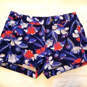 J.Crew Floral Shorts Size 0 EUC